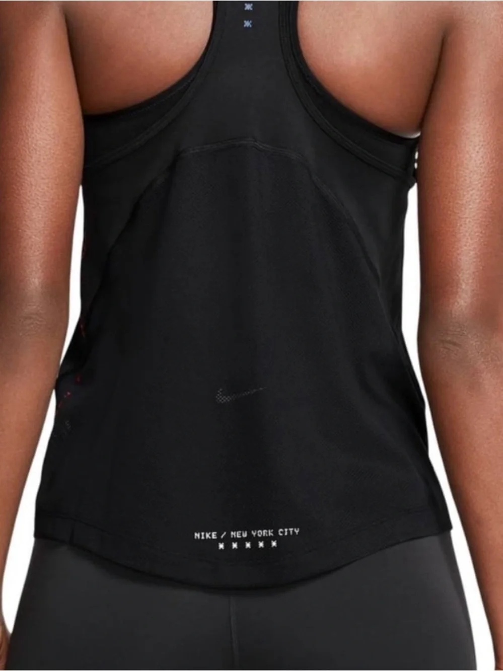 Nike Black 'New York' Graphic Racerback Tank